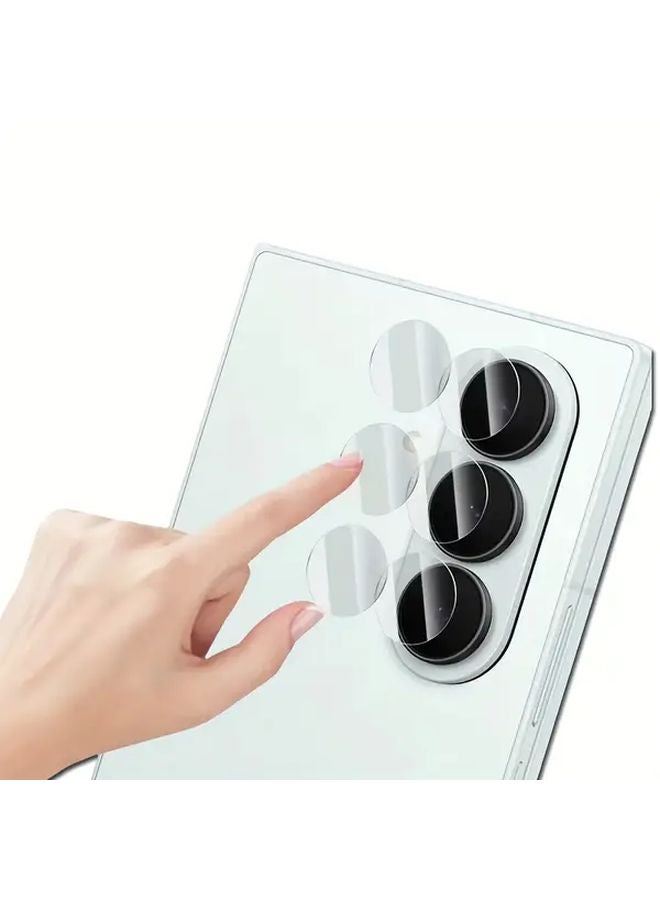 Samsung Galaxy Z Flip6 Tempered Glass Lens Protector Film 3 Pack Anti Scratch Anti Fingerprint - Image 3